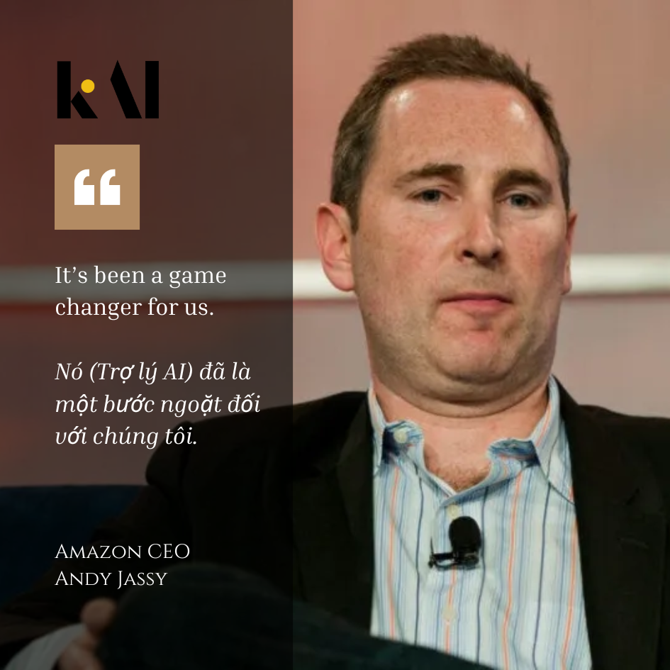 CEO Amazon Andy Jassy nói rằng Trợ lý AI của công ty đã tiết kiệm 260 triệu đô la và 4.500 năm công việc của các nhà phát triển: 'Nó đã là một bước đột phá đối với chúng tôi' | kenkai.vn